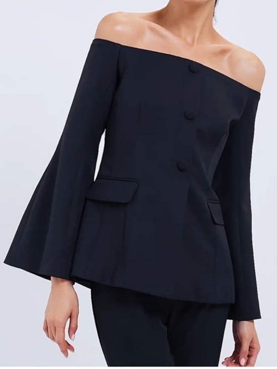 Tuckernuck Tops - Tuckernuck Bria Off Shoulder Blouse Women’s Size XXXL Back Zip Elegant Formal